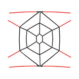 Lux Fetish Webbed Up Bedspreader Restraint System featuring a webbed design for full-body restraint.