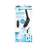 CleanStream Automatic Enema Set packaging showcasing the 350 ml bottle and rechargeable device for effective cleansing.