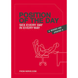 Position of the Day Revised and Updated Sex Every Day in Every Way book cover with playful design.