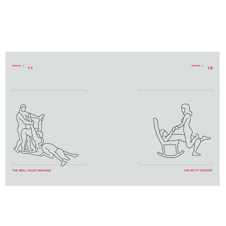 Illustration of January 11 and 12 from Position of the Day Revised and Updated Sex Every Day in Every Way