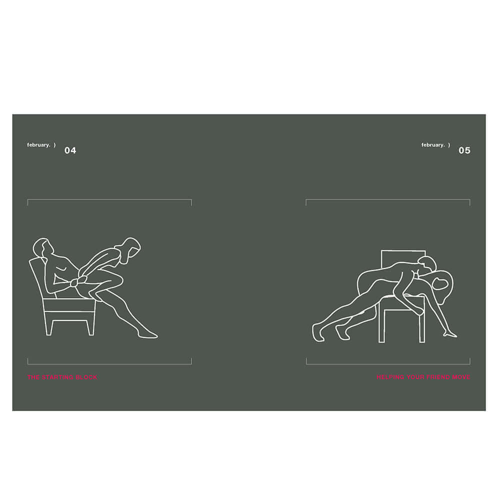 Position of the Day Revised and Updated Sex Every Day in Every Way showing two illustrated sex positions.