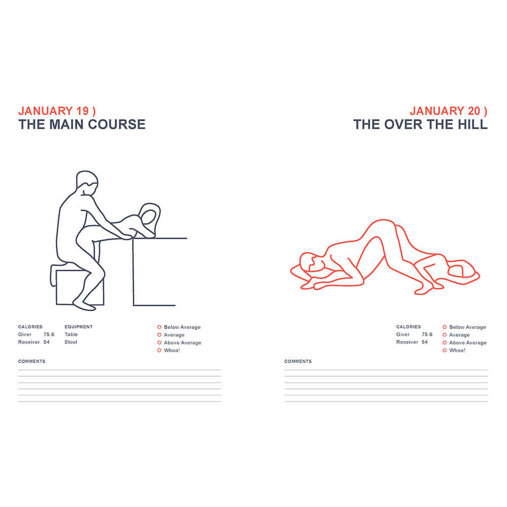 January 19 and 20 exercises from the Position of the Day Playbook Revised and Updated for couples.