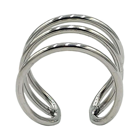 Rouge Stainless Steel Triple Wire Glans Ring designed for comfort and enhanced sensitivity.