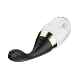 Anal Adventures Platinum Aqua Jet Black premium anal douche with ergonomic design and customizable jet pressure.