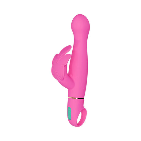 Aria Naughty AF 2.0 Rechargeable Vibe Plum - luxurious pink dual-stimulator for intense pleasure.