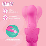 Aria Naughty AF 2.0 Rechargeable Vibe Plum with G Spot and clitoral stimulation features.