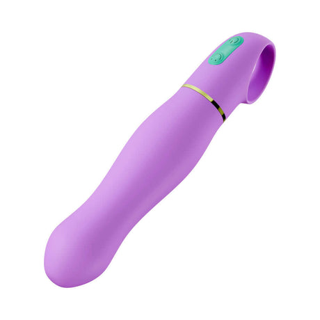 Aria Exciting AF 2.0 Rechargeable Vibe Indigo in vibrant purple color with ergonomic design and control buttons.