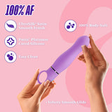 Aria Exciting AF 2.0 Rechargeable Vibe Indigo features UltraSilk finish and 100% body-safe materials, shown in a hands-on demonstration.