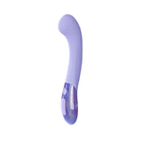 Biird Gii Glow Massager Lilac, a curved and vibrant vibrator designed for pleasure and satisfaction.