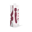 Le Wand Flat Top Fusion G Double-Ended Petite Wand Vibrator packaging showcasing its design and features.