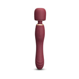 Le Wand Flat Top Fusion G Double-Ended Petite Wand Vibrator showcasing its elegant design and rumbly vibes.