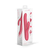 Le Wand Thrust Rabbit Vibrator packaging featuring dual stimulation design and rechargeable features.