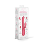 Le Wand Thrust Rabbit Vibrator packaging showcasing design and features for dual stimulation.