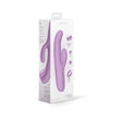 Le Wand Hither Rocking Rabbit Vibrator packaging showcasing its curved design and dual-stimulation features.
