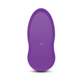 Cowgirl Rodeo Rider Thrusting Grinding Tapping Dildo Purple base view showcasing its smooth design.