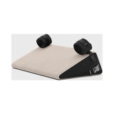 Liberator Black Label Wedge 24 inch Sex Pillow with Cuffs Cream for enhanced comfort and intimacy support.