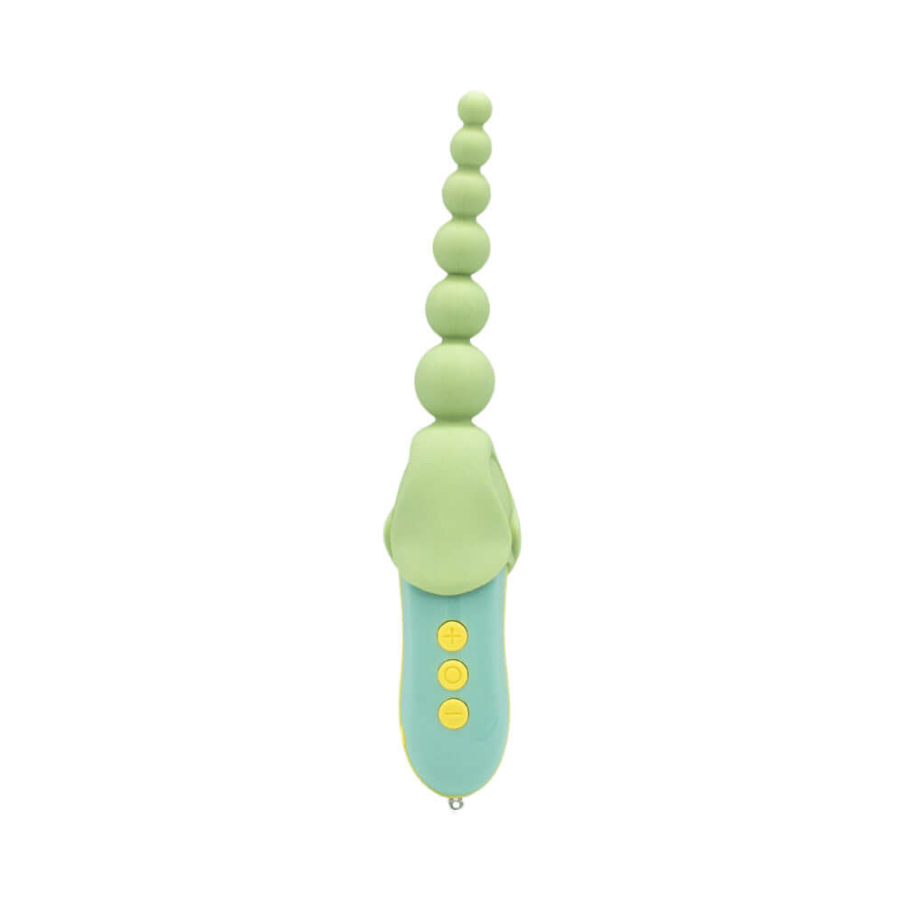 Pleasure Hunter Multifunction Vibrator featuring a unique design and multiple attachments for versatile stimulation.