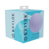 LoveLine ComfortPulse Silicone Massager Lavender packaging with orb-shaped massager design for relaxation and wellness.