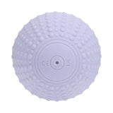 LoveLine ComfortPulse Silicone Massager Lavender top view showing compact orb design and textured surface for comfortable grip.