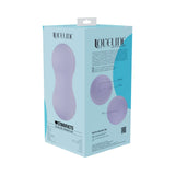 LoveLine ComfortPulse Duo Silicone Massager Lavender packaging showcasing its dual-orb design and features for relaxation.