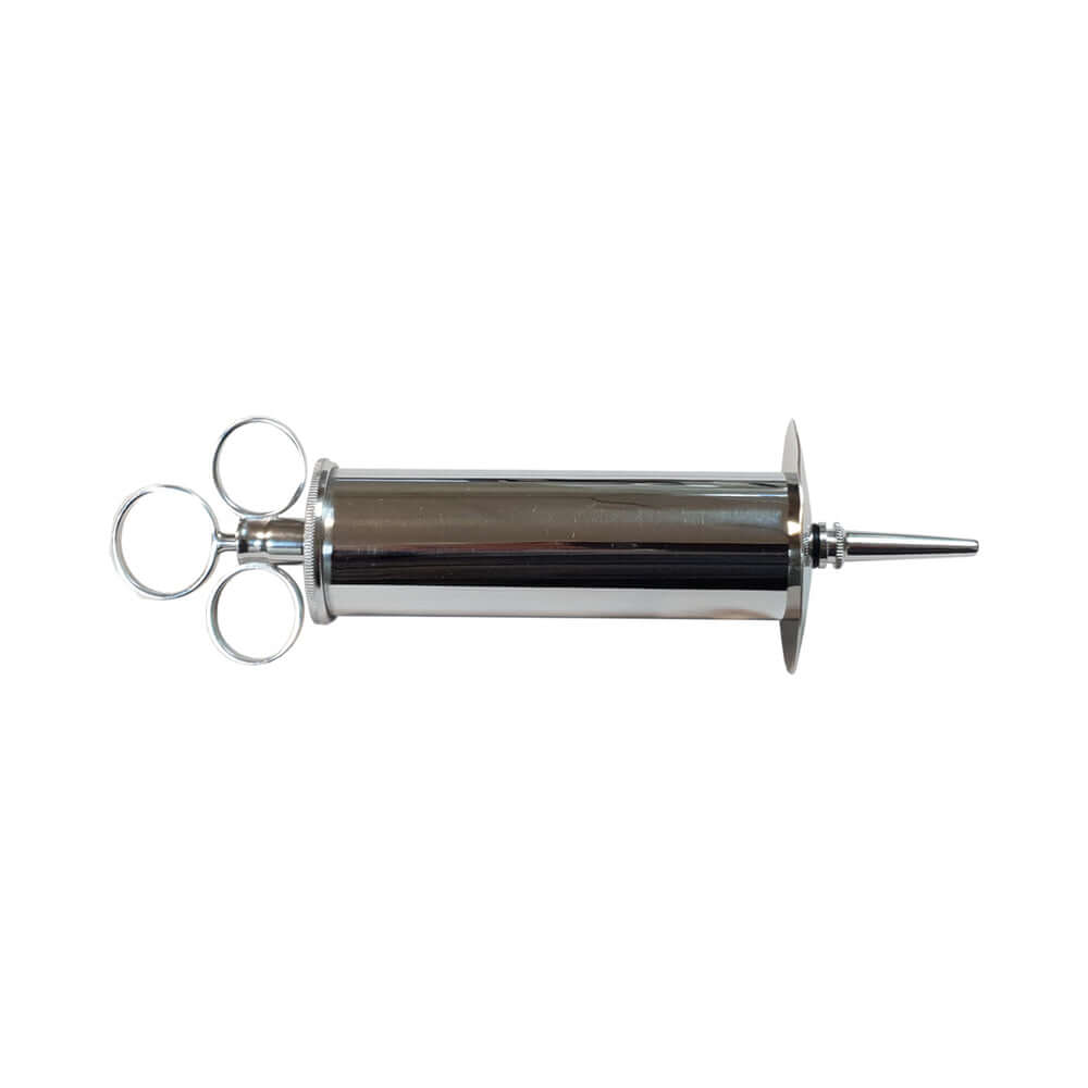 Rouge Stainless Steel Enema Syringe designed for precision, control, and durability in cleansing applications.