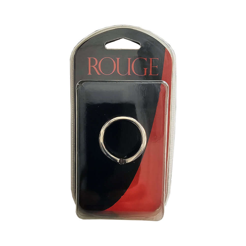 Rouge Stainless Steel Taj Cock Ring 32 mm in packaging showing distinctive design and branding.