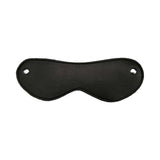 Rouge Fetish Play Vegan Blindfold Black crafted for sensory play and roleplay, designed to block sight and enhance touch.