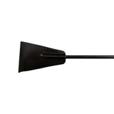 Rouge Fetish Play Vegan Riding Crop Black with a sturdy flexible shaft for precise impact and control.
