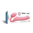 Strap-On-Me Silicone Bendable Strapless Strap-On Pink XLarge packaging showcasing ergonomic design and vibrant color.