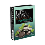Sensuva Lips and Nips Pleasure Kit Chocolate Peppermint packaging with chocolate candies and mint leaves.