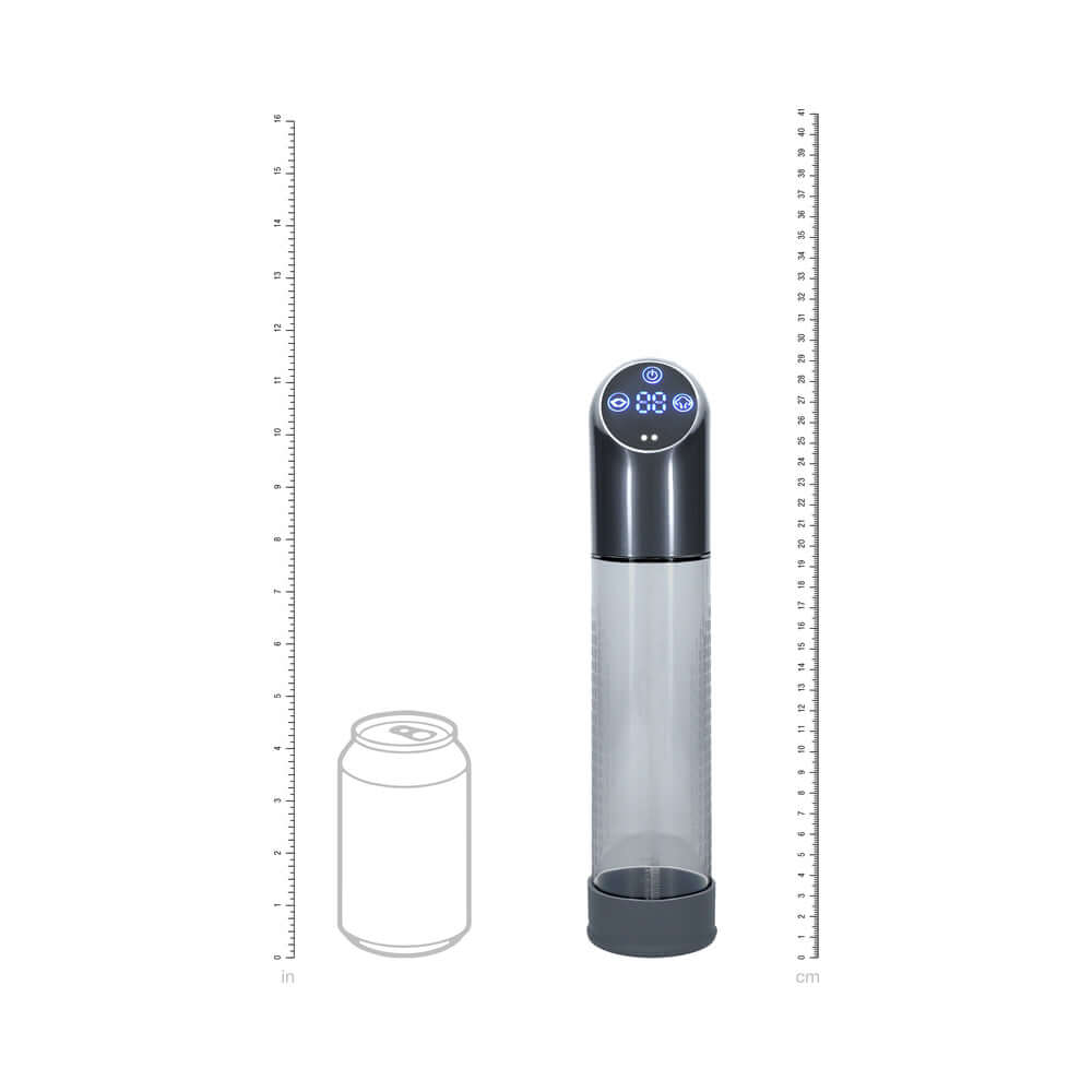 PUMPED Automatic Waterproof Gun Metal vacuum erection pump with digital display and measuring scale.