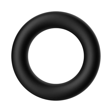 Forto F-39 Trio Cockring Set Black silicone ring providing comfort and support