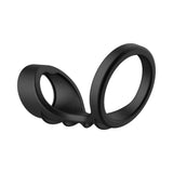 Forto F-45 Textured Bridge Cocksling Black designed for comfort and stimulation during intimate moments.