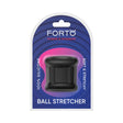 Forto F-95 Tubular Ball Stretcher Black packaging showcasing soft, stretchy silicone design for comfort.