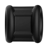 Forto F-95 Tubular Ball Stretcher Black designed for comfort and sensation enhancement.