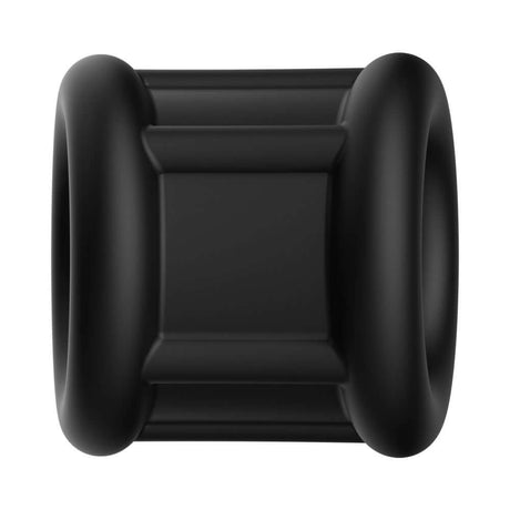 Forto F-95 Tubular Ball Stretcher Black designed for comfort and sensation enhancement.