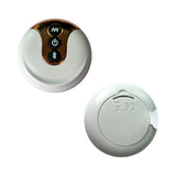 Remote control for Adam & Eve The Squiggler Dual Density Gyrating Dildo with buttons for operation.