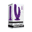 Evolved The Rider Rechargeable Double Vibrator Silicone Purple