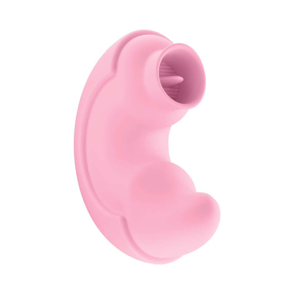 Play With Me Pout & Play Vibrator Pink compact and stylish pleasure device in soft pink.