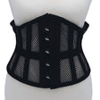 Rouge Mesh Corset Black L XL with mesh design and secure front hooks for a sculpted silhouette.