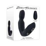 Zero Tolerance Mr Prostate Twirling Prostate Vibe with Remote packaging, featuring a sleek design and remote control.