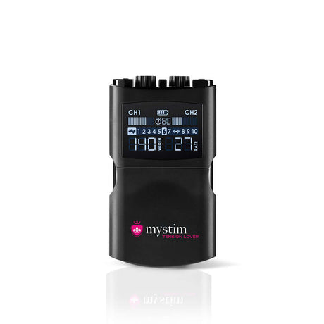 Mystim Tension Lover 2 stimulation device with digital display and adjustable settings