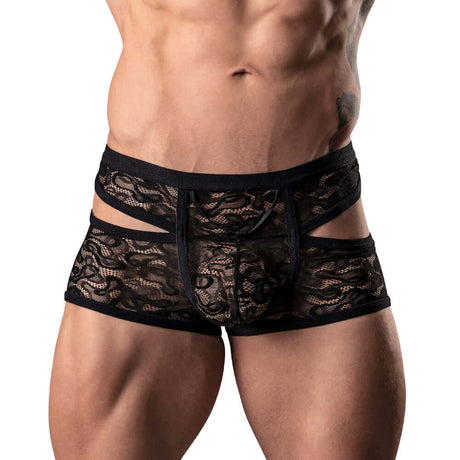 Male Power Lucifer Cutout Short Black L