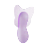 Play With Me Flutter Love Massager Purple - whimsical clitoral vibrator with delicate fluttering stimulation in purple.