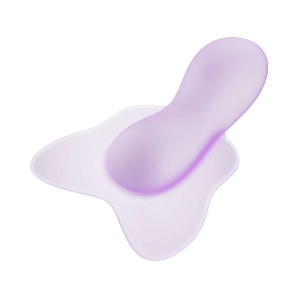 Play With Me Flutter Love Massager Purple, whimsical clitoral vibrator in soft purple design.
