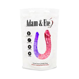 Adam and Eve Sunset Dreams Double Dong in ombre colors, packaged for pleasurable couple or solo use.