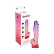 Adam and Eve Sunset Dreams Realistic Dildo 8.5 inches with ombre purple to pink design and packaging.