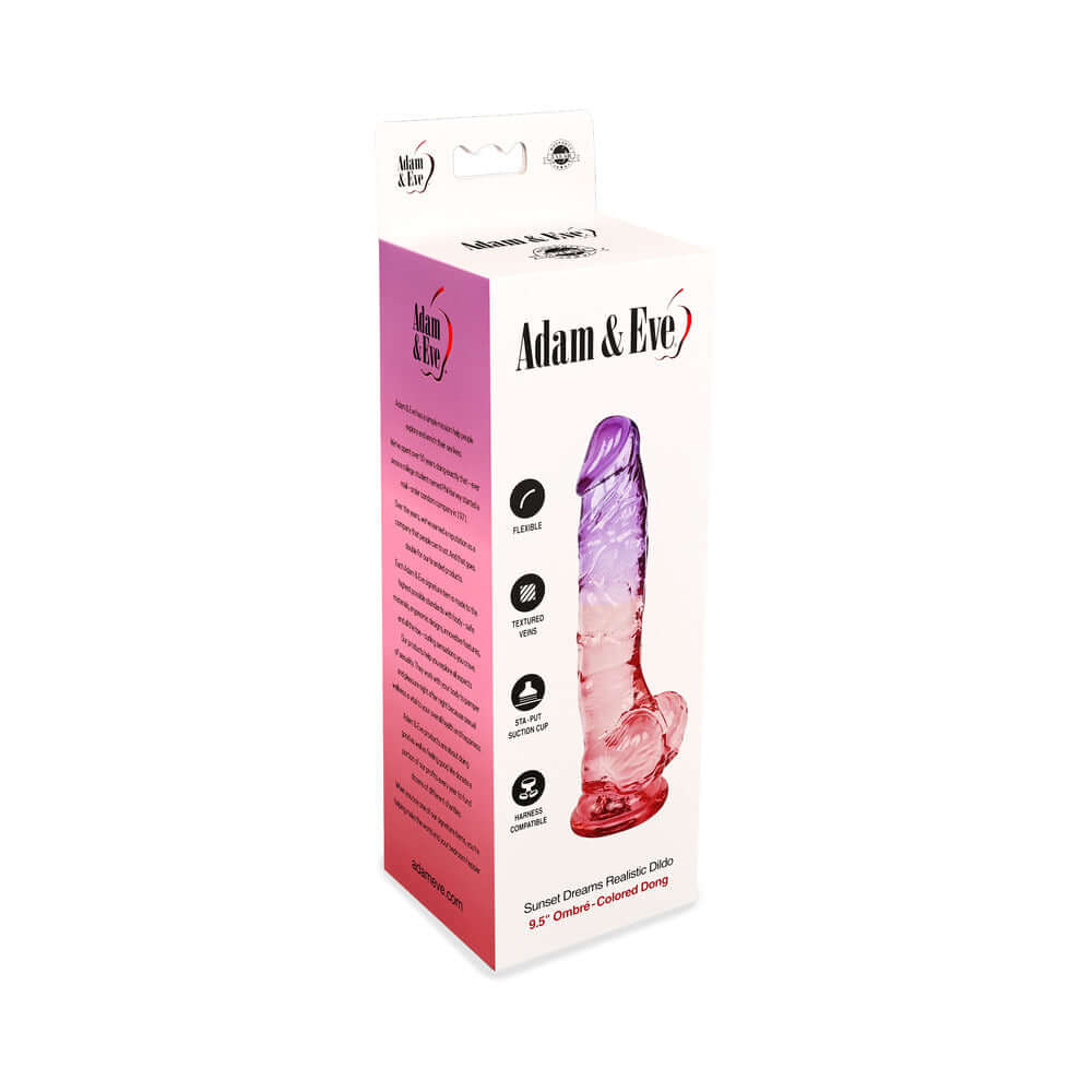 Adam and Eve Sunset Dreams Realistic Dildo 9.5 inches Adam and Eve Sunset Dreams Realistic Dildo 9.5 inches