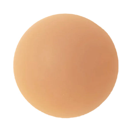 Pastease Halos Silicone Nipple Covers Small A-C Cup in smooth beige silicone for seamless coverage.