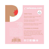 Pastease Halos Silicone Nipple Covers Small A-C Cup packaging with care instructions and cleaning tips